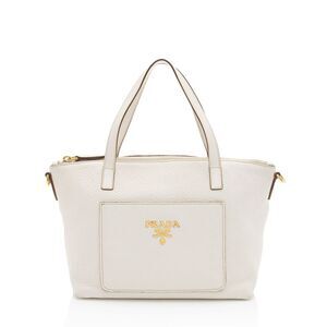 Prada Vitello Diano Pocket Mini Tote